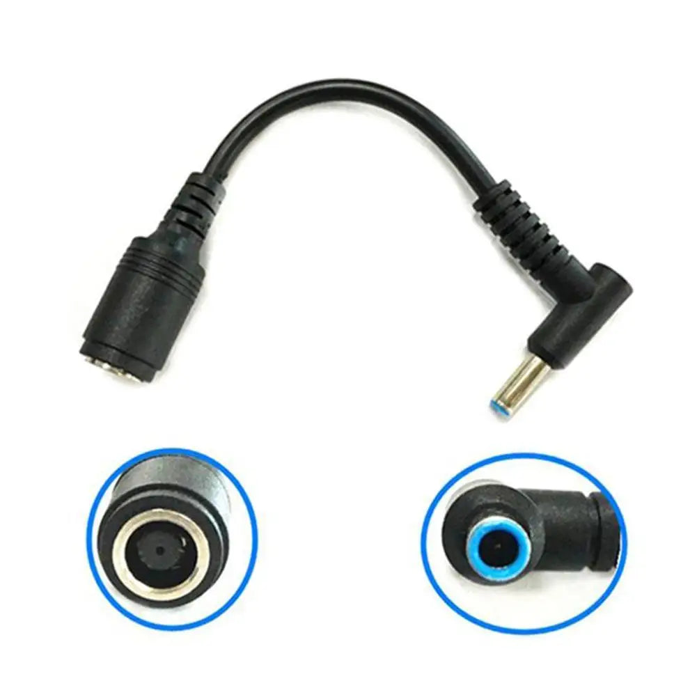 7.4mm to 4.5mm DC Power Adapter Cable for HP & Dell Laptops