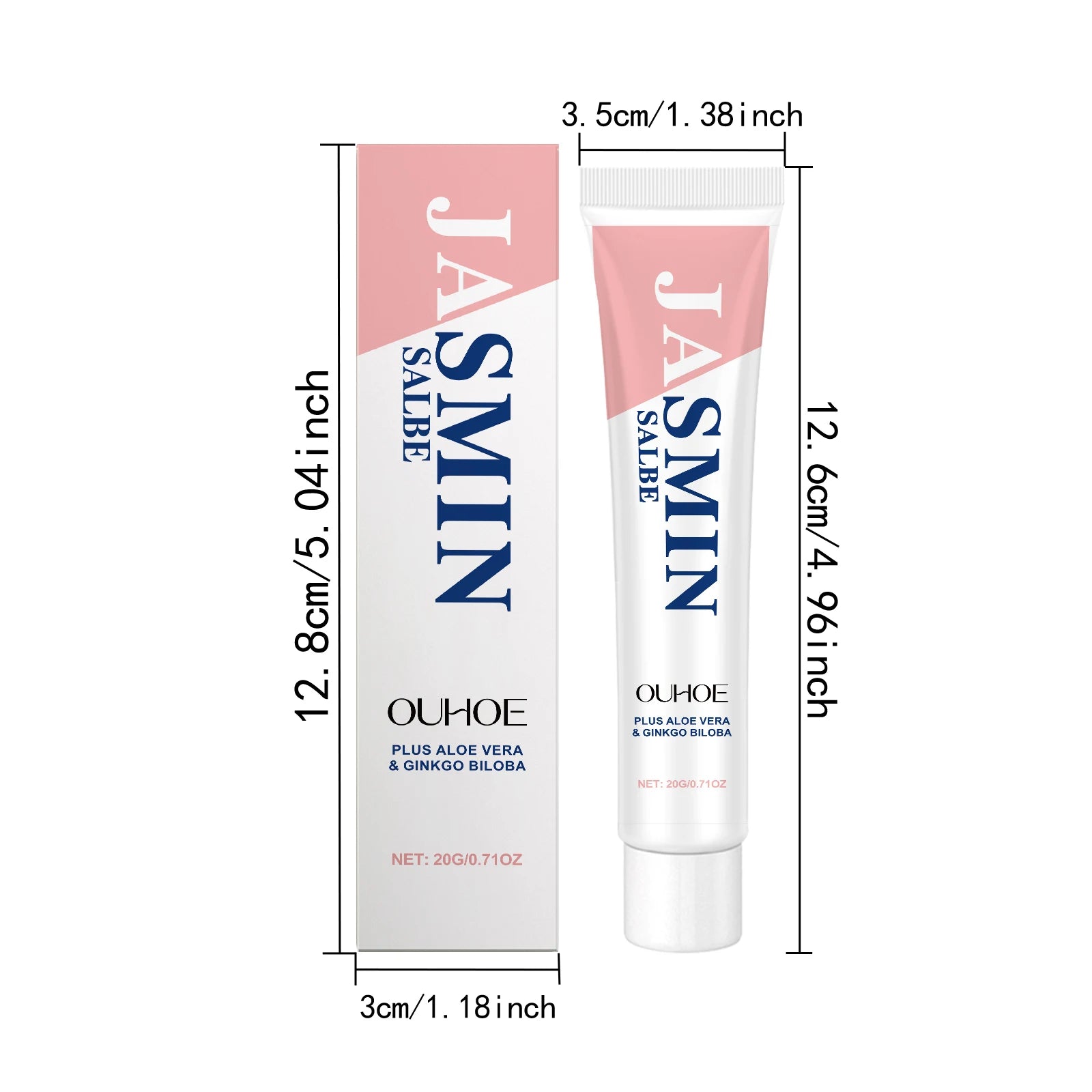 20g Jasmine Eye Cream Deep Moisturizing Nourishing Fade Fine Lines Tightening Enhance Skin Elasticity Lifting Eyes Care Lotion Oasis Select