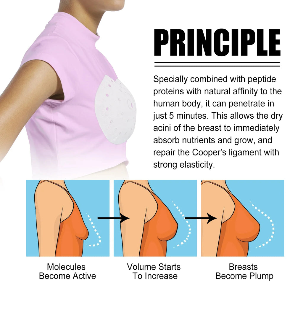 Anti-Sagging Breast Patches Enlargement Lifter Breast Richness Boobs Growth Increase Elasticity Plumping Firming Chest Care 4pcs Oasis Select