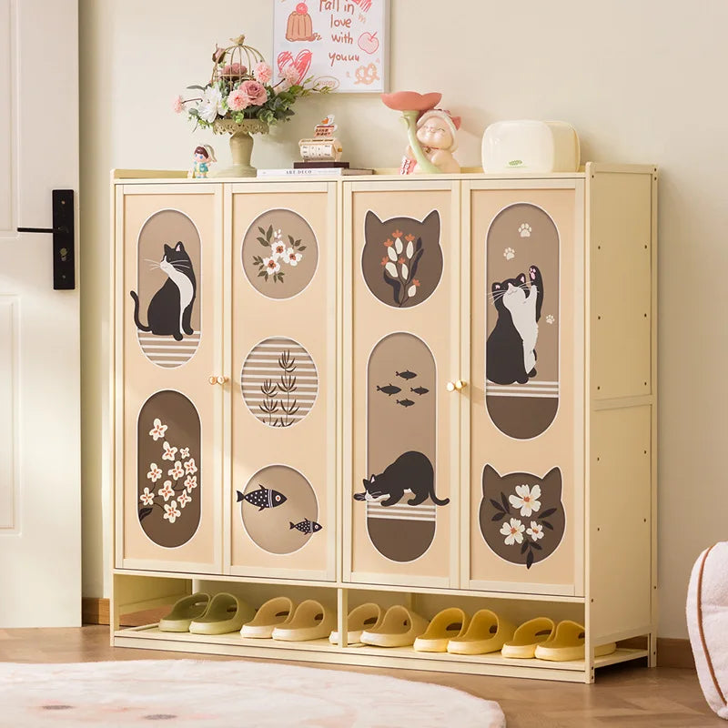 Shoe cabinet Home entrance Multi-layer entrance Large capacity storage Shoe rack Storage cabinet Oasis Select