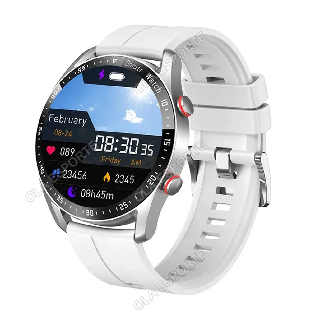Ola Esporte Men's Smartwatch – ECG, GPS, Bluetooth Calls
