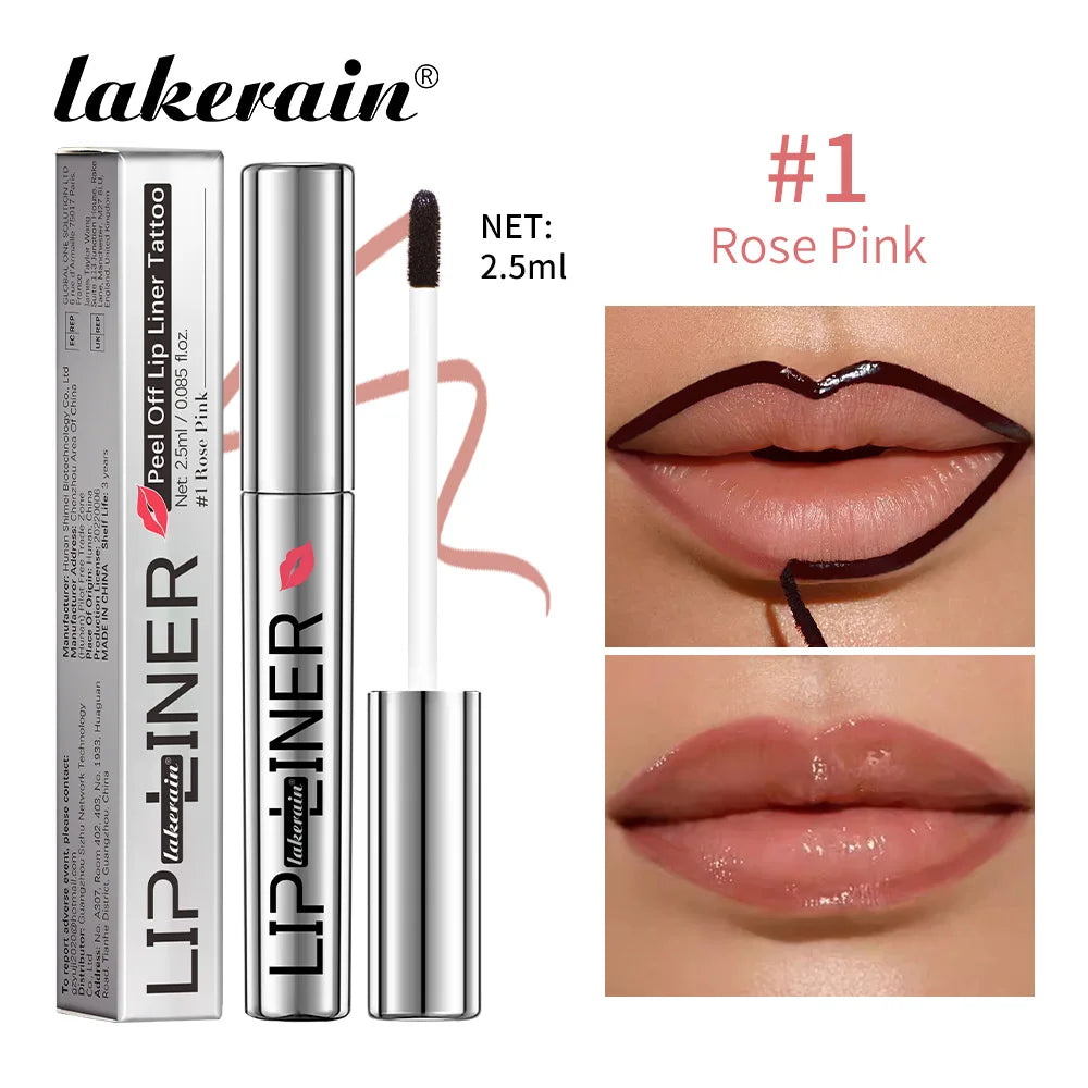 Lakerain Peel Off Lip Stain – Matte Waterproof Long-Lasting