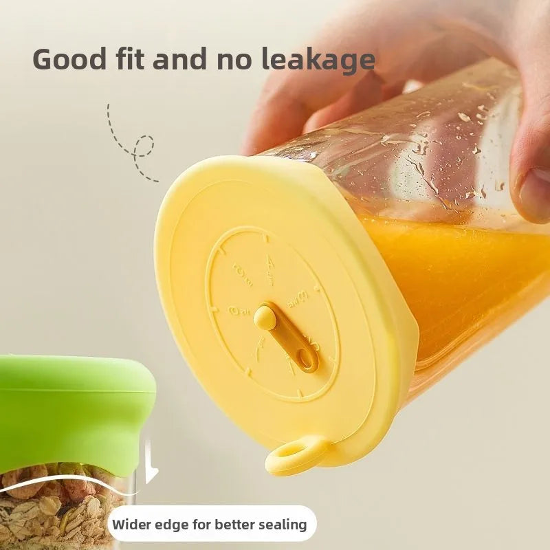 Food Cover Set Bowl Lids Heat Resistant Round Refrigerator Leftovers Universal Sealing Lids Reusable Kitchen Covers Oasis Select