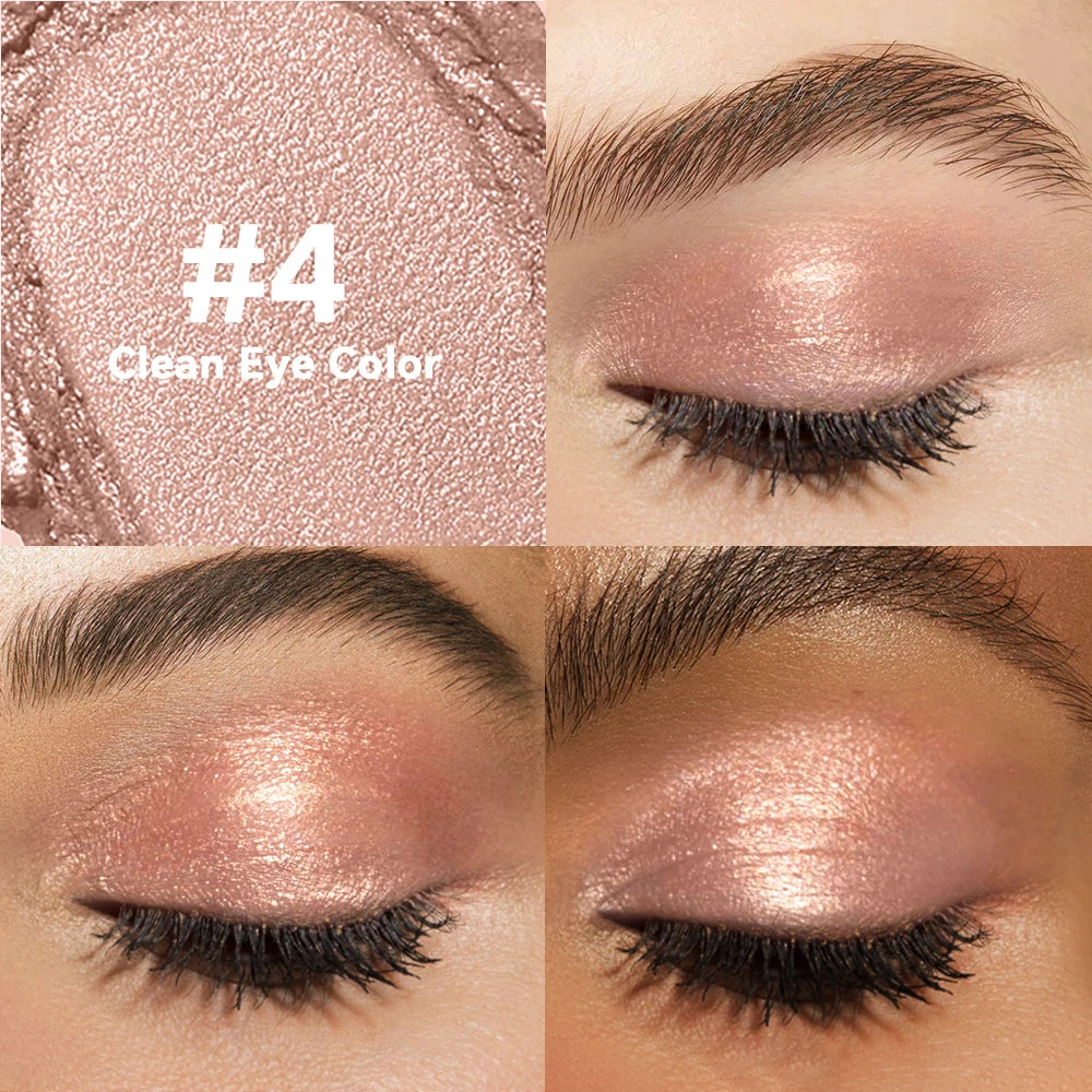 1PC Smudge-proof Eyeshadow Sticks Long Lasting High Pigmented Shimmer Glitter And Matte Neutral Brown Eyeshadow Pencil Crayon Oasis Select