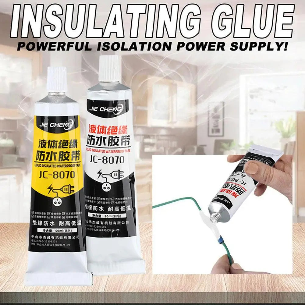 Liquid Electrical Tape Waterproof Insulating Tape Repair Paste Liquid Glue Rubber Wire Cable Sealant Fix Insulation Electrical Oasis Select