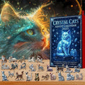 Crystal Cat Christmas Advent Calendar Ornament | Tree Pendant