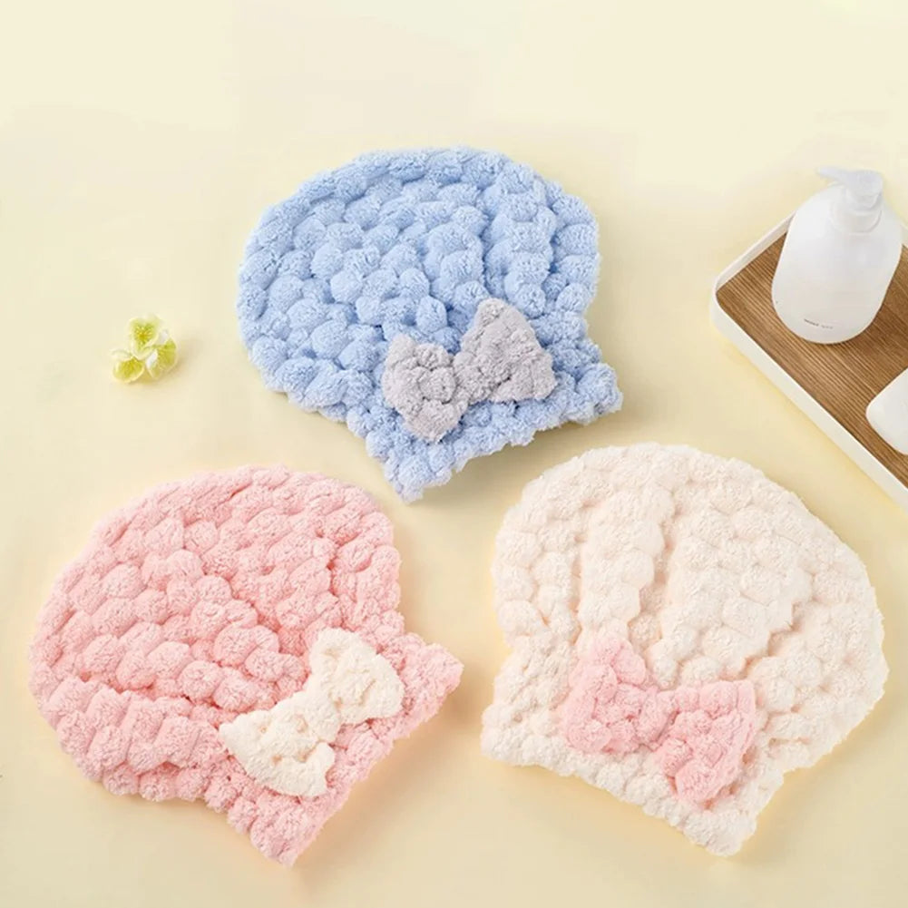 Super Absorbent Quick Dry Hair Towel Wrap Turban for Women