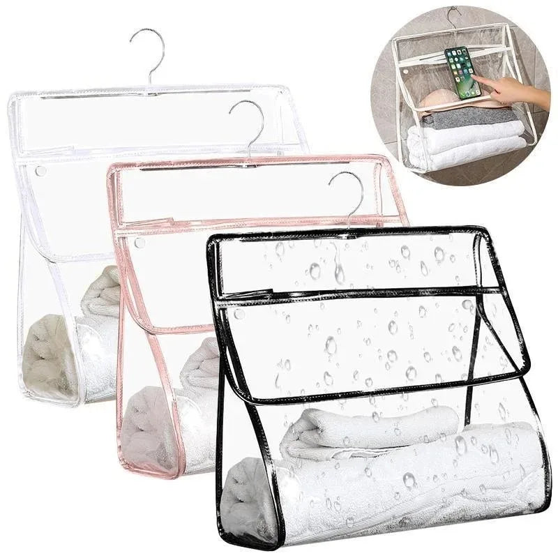 Waterproof Hanging Bathroom Storage Bag – Transparent PVC Bathroom Storage Bag Oasis Select