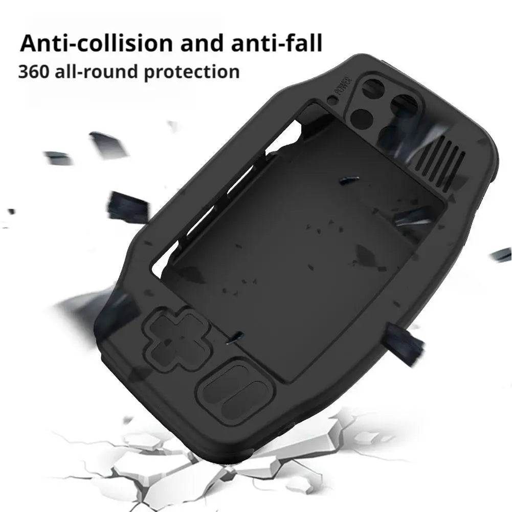 Silicone Case for Anbernic RG34XX – Drop Protection + Lanyard