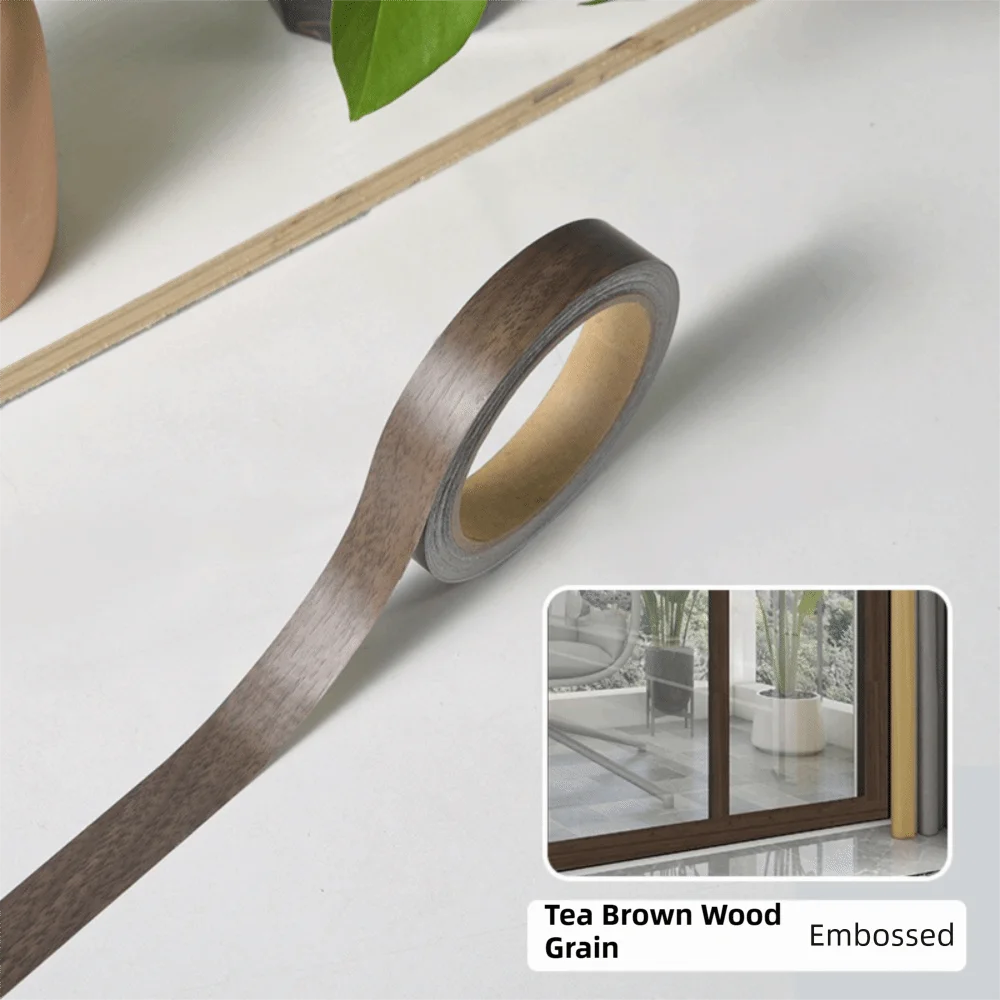 Wood Grain Veneer Edge Banding Tape – Self-Adhesive 2cm×10m