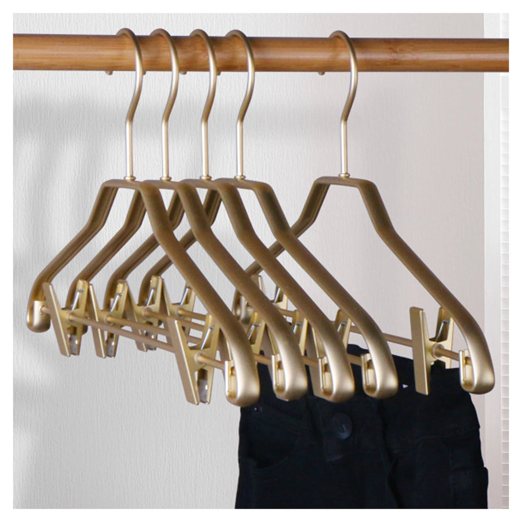 5-Pack Heavy-Duty Aluminum Alloy Coat Hangers | Clothes Rack
