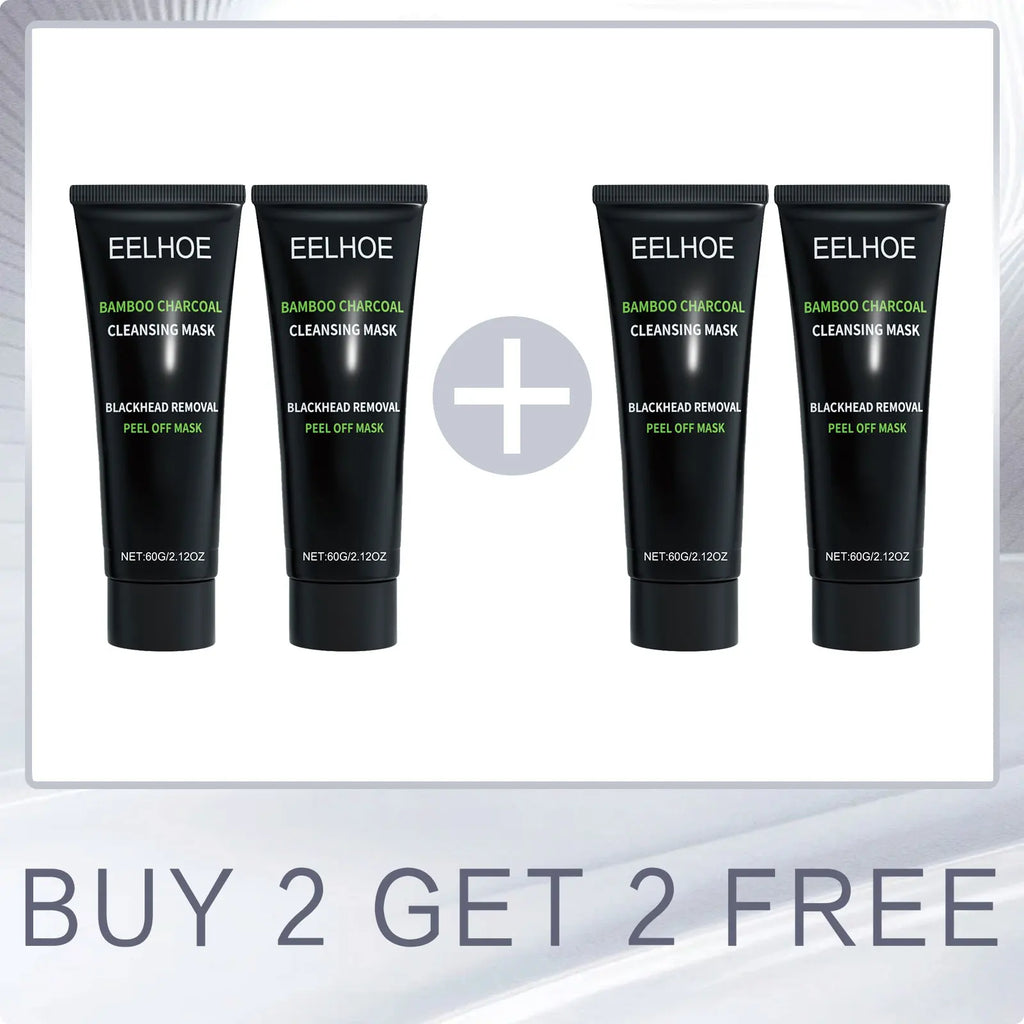 Eelhoe Bamboo Charcoal Mask Tightening Skin Rejuvenation Smoothing Shrink Pores Oil Control Gentle Face Care Tear Peel off Mask Oasis Select Buy 2 for 2 Free