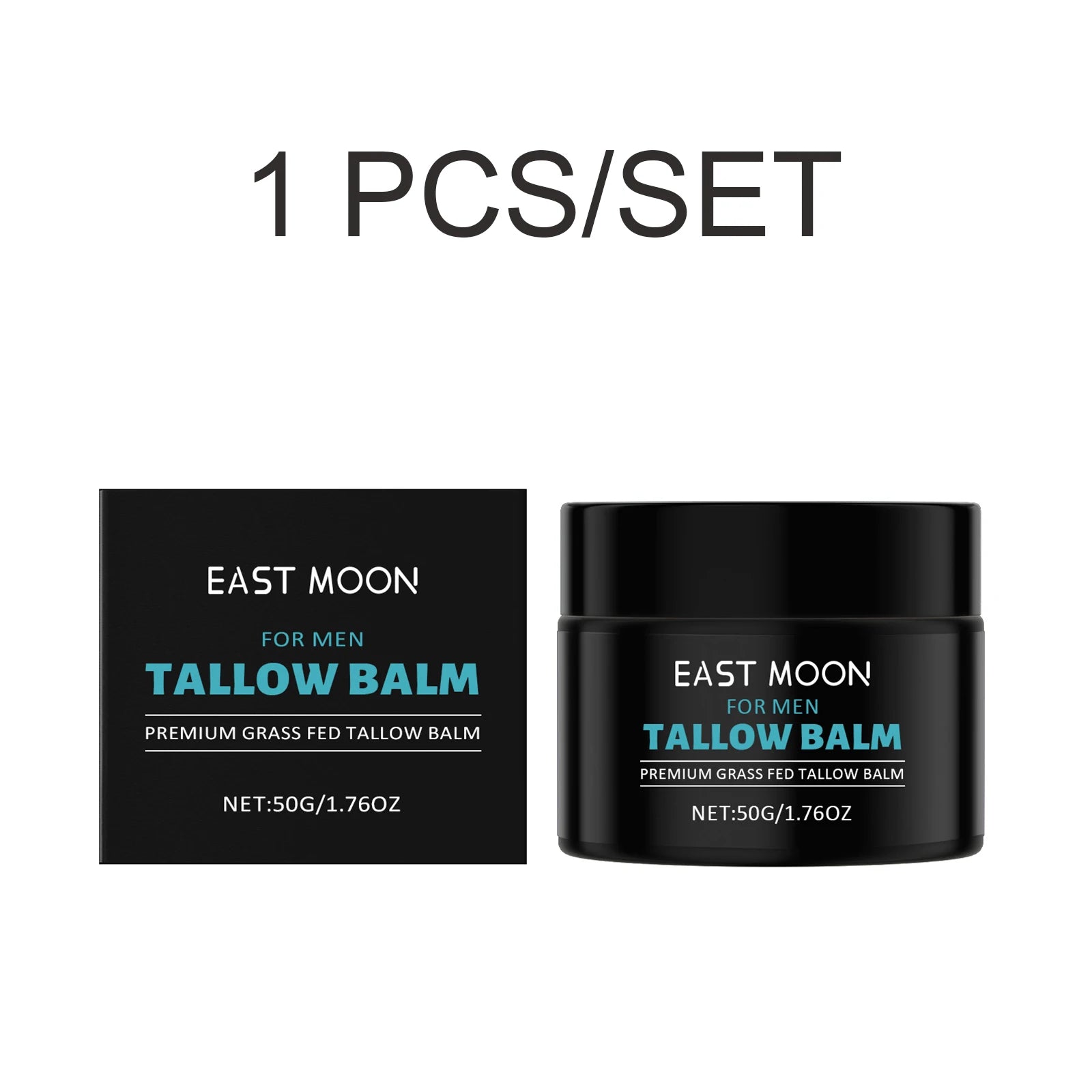 Men’s Tallow Balm Moisturizing Face Cream Non Greasy Soothing Brighten Daily Skin Care Post Shave Lightweight Fast Absorbing Oasis Select 1 PCS