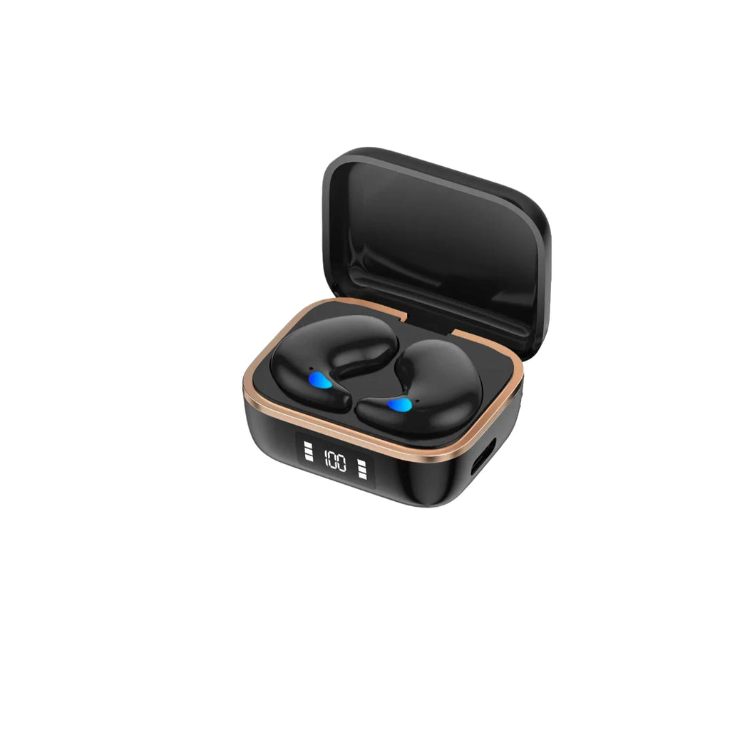 Sleeping Earbuds Wireless Mini Headphones For Work TWS Bluetooth Earphone Stereo Hidden Headsets with Mic HD Call Sport Oasis Select black