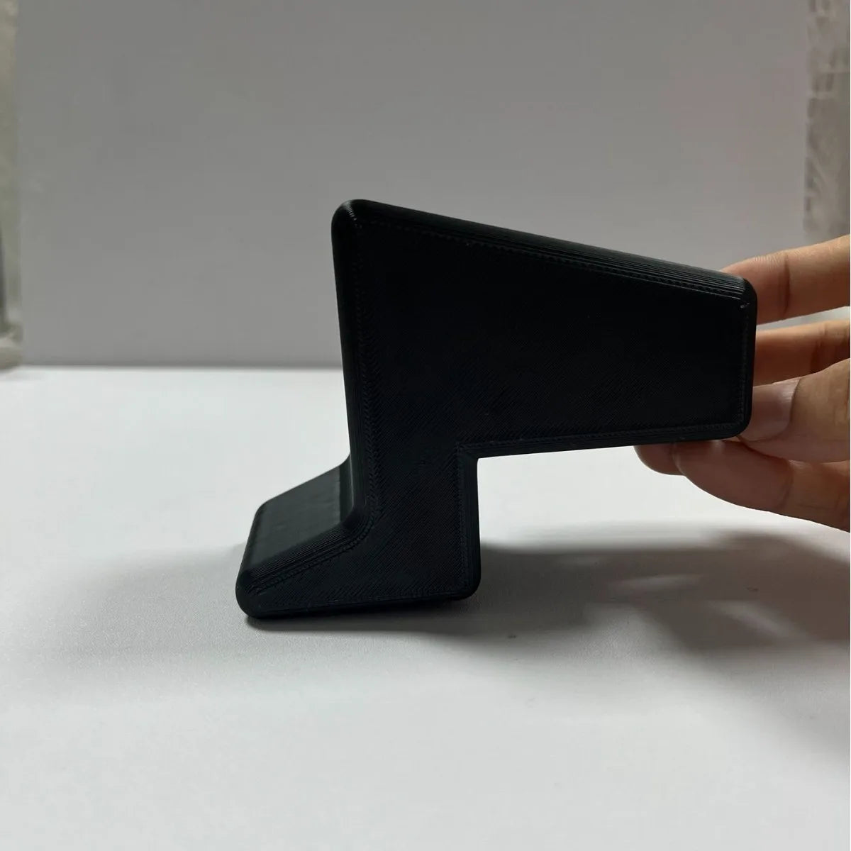 1pc Door Stopper - Heavy-Duty Window & Door Wedge with Non-Slip Base, Easy Installation, for Home, Office, Bathroom, Kitchen Oasis Select Black solid