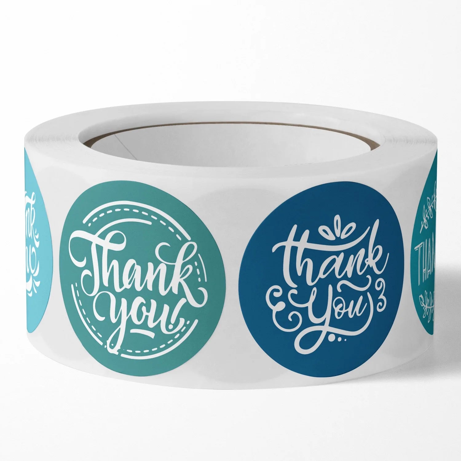 500 PCs/roll 1 inch colorful thank you stickers for gift wrapping, envelope closures, small business office supplies, Diy decora Oasis Select