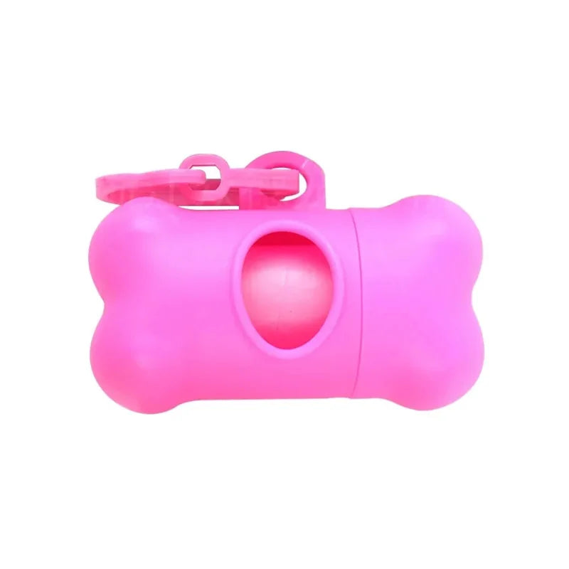 1pc Bone Shaped Bag Dispenser Disposable Pet Dog Waste Bag Holder Plastic Garbage Bag Case Carrier Disposal Poop Bag Dispenser Oasis Select