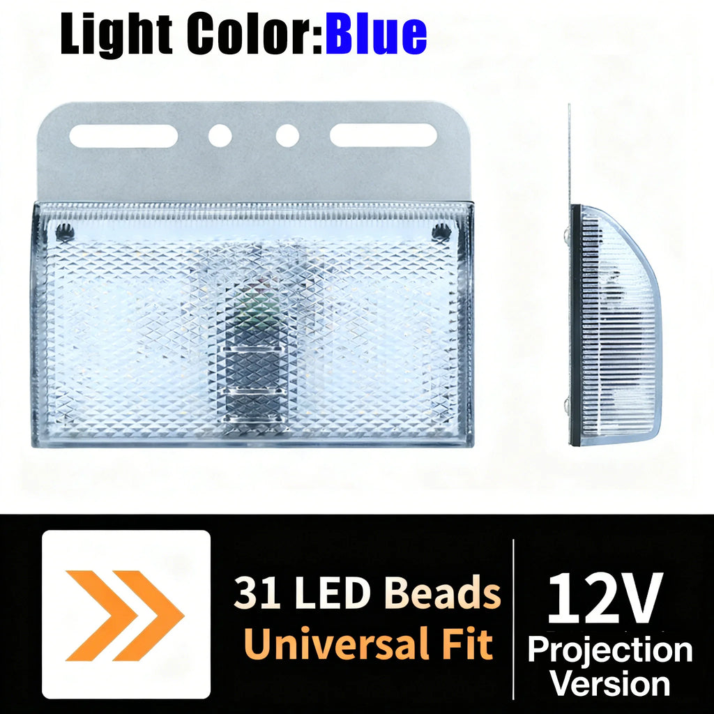 12V-24V 31-LED Side Marker Light | Truck Trailer Turn Signal