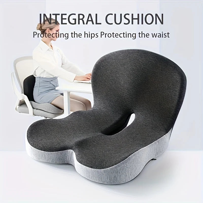 Ergonomic Seat Cushion Hand Washable Cover Waist Support Comfort Seat Cushion for Back Sleepers Office Car Home Use Home Textile Oasis Select