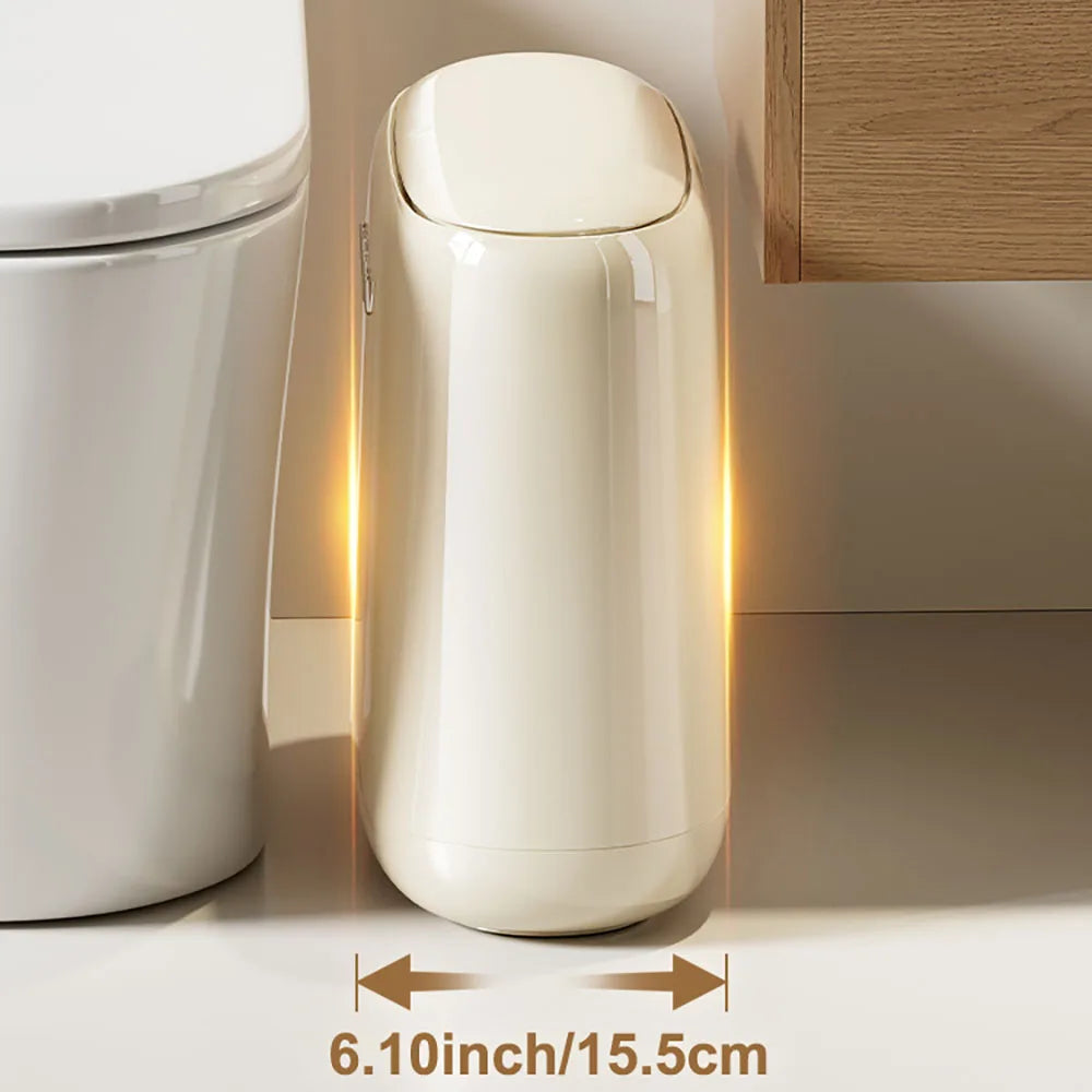 Waste bin, large-capacity pedal bin, fits into small spaces and narrow gaps, suitable for bathrooms, living rooms, bedrooms Oasis Select