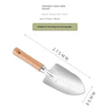 5-piece Stainless Steel Tool Shovel Garden Tool Rake Shovel Set Potted Vegetable Shovel Outdoor Planting Household Garden Tools Oasis Select wide shovel 275mm
