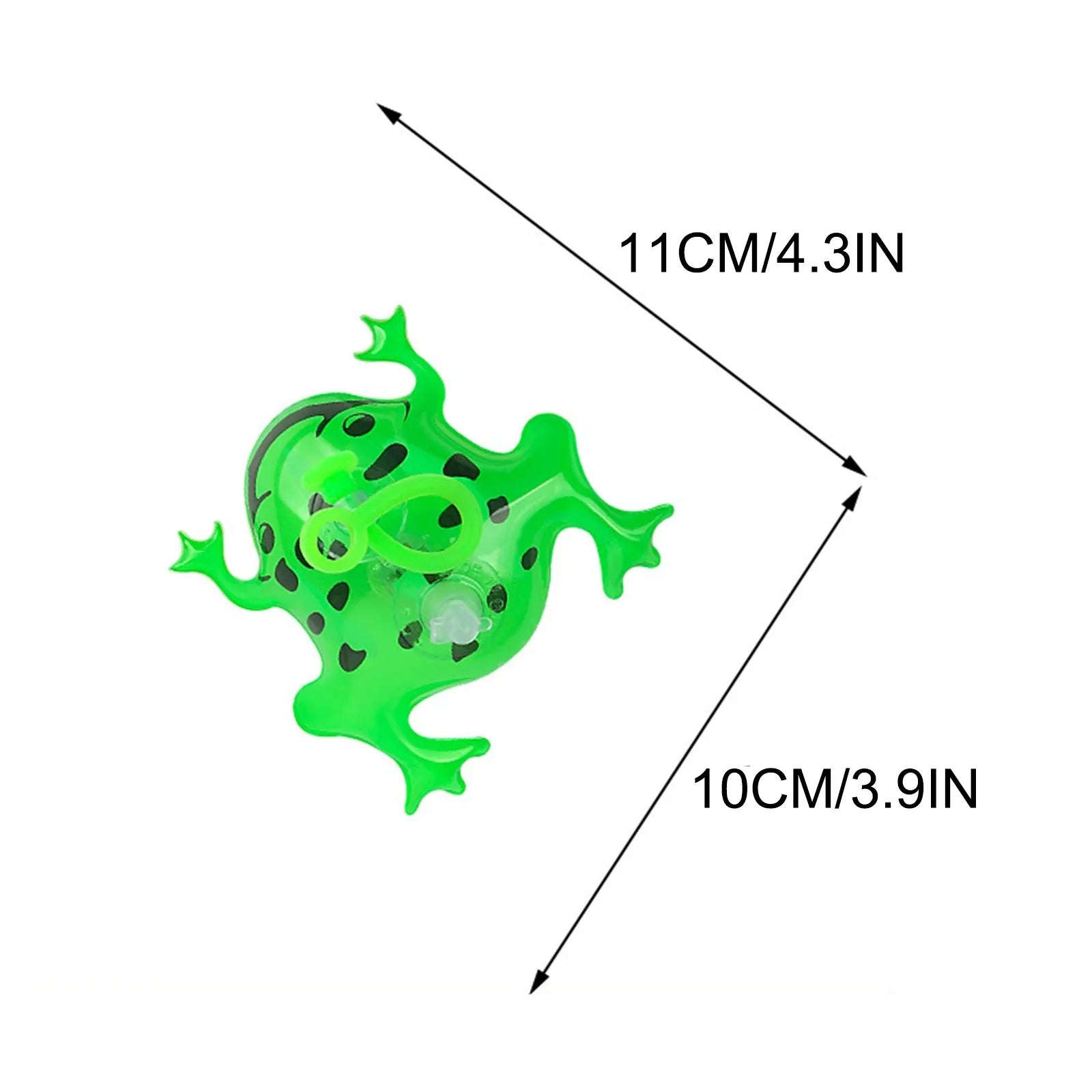 Glowing Inflatable Green Bouncing Frog Toad Ballon Jungle Animal Toy Funny Kids Party Gift Birthday Wedding Decoration Oasis Select C One Size