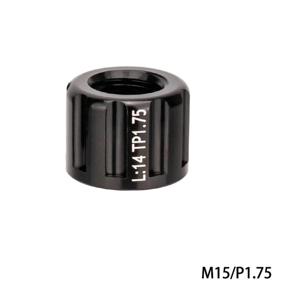 High Quality Bicycle Thru Axle Nut Hubs Shaft Cap Accessories Aluminum Alloy Bike Accessories 12 / 15mm Thru-axles Oasis Select M15x1.75mm