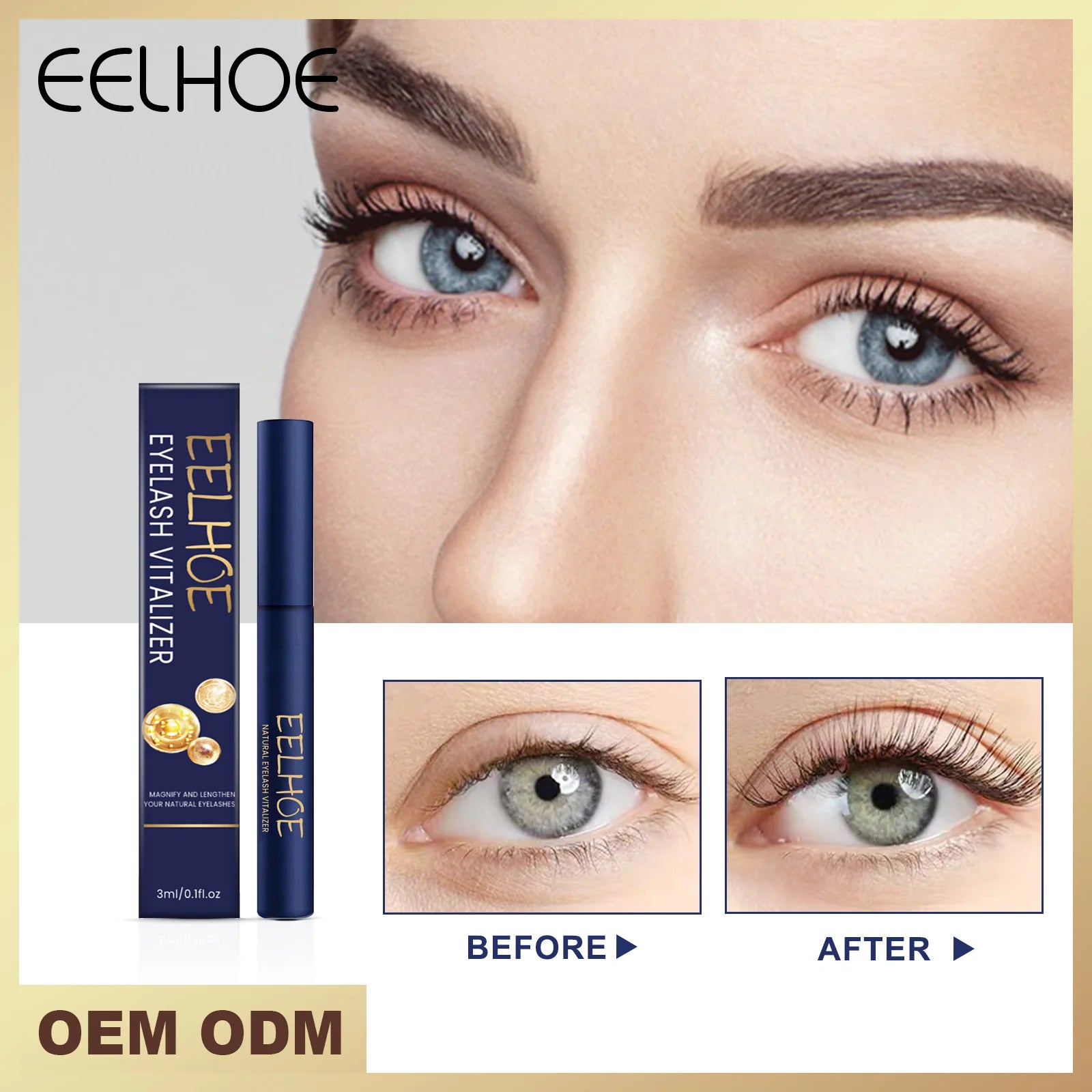 EELHOE Eyelash Growth Serum – Longer & Thicker Lashes 3ml