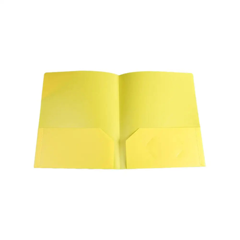 Plastic File Folder 2 Pockets & Business Card Slot – A4 Organizer