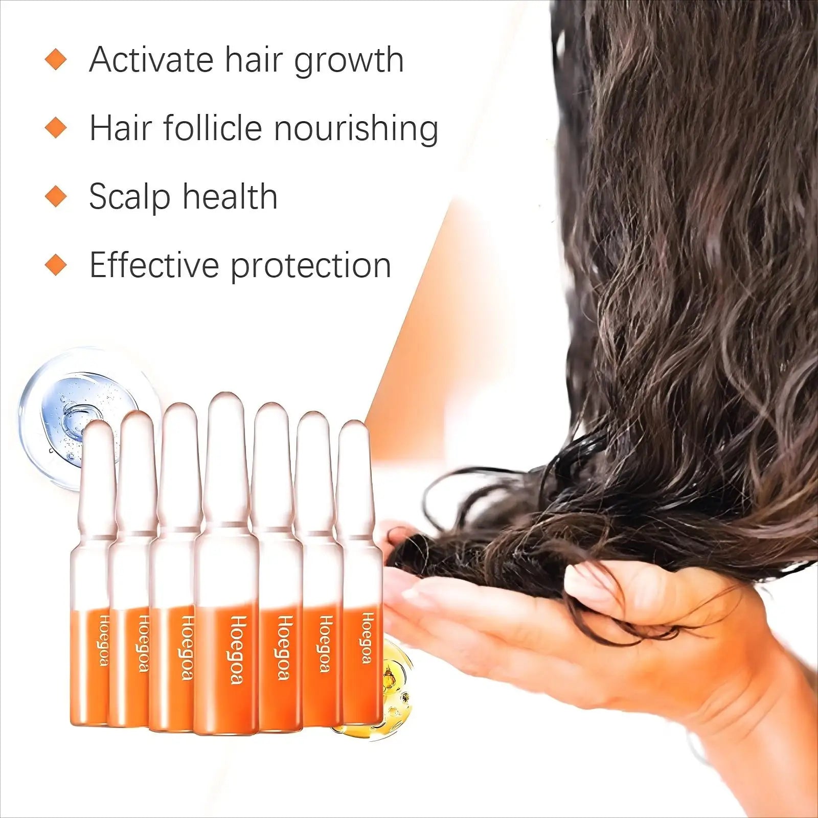 HOEGOA Hair Growth Ampoule Scalp Repair Serum 14ml