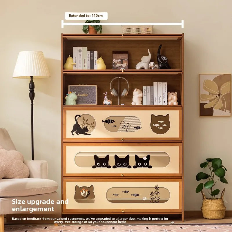 Bookcase integrated whole wall combination full wall bookcase display cabinet locker bookshelf against wall solid wood cabinet Oasis Select
