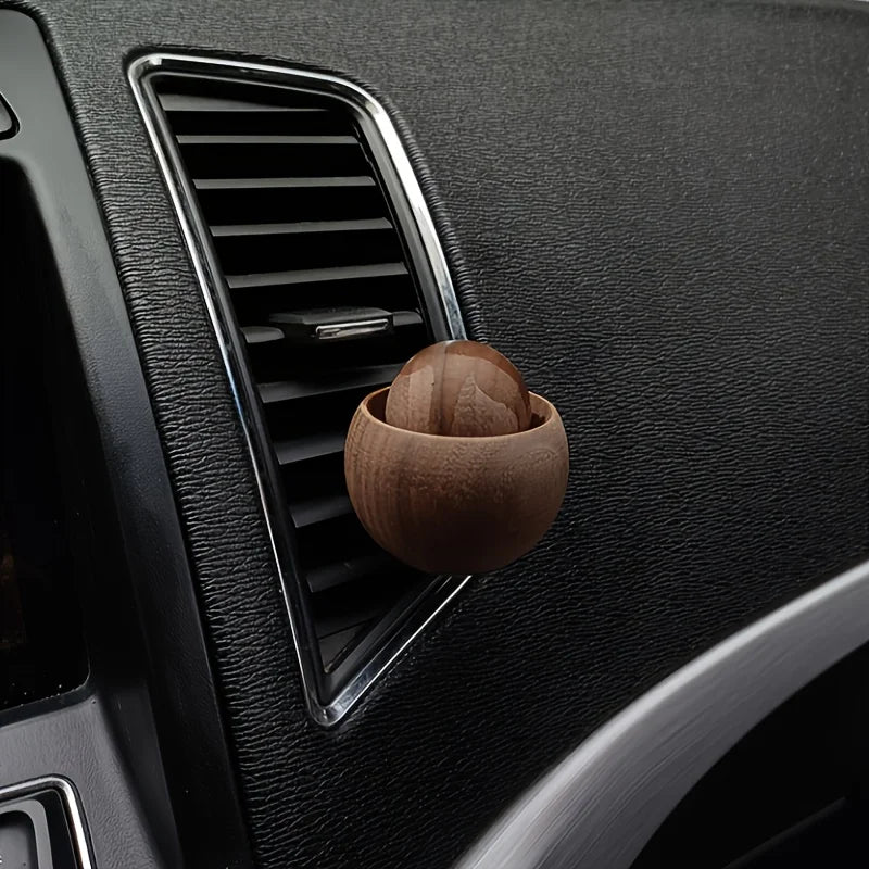 Car & Home Essential Oil Diffuser - Made of Wood Mini Cute Natural Fragrance Diffuser Suitable for Bedroom Living Room Bathroom Oasis Select