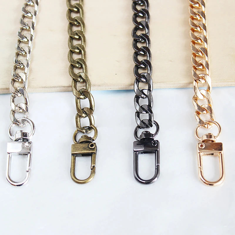 20cm Metal Chain Bag Strap Extension – Gold, Silver & Black Bag Chain Strap Oasis Select