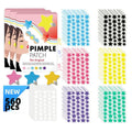 Colorful Star Pimple Patches – 560 Cute Acne Stickers Acne Pimple Patches Oasis Select A