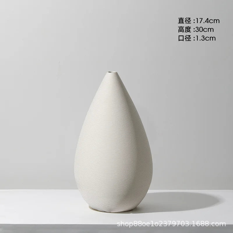 Ceramic Vase Decoration Advanced Sense Flower Arrangement Ins Wind Wine Cabinet Home Decoration Oasis Select S