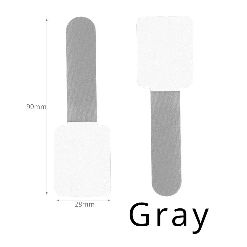 5/100Pcs Reusable Cable Organizer Desk Wire Winder Cable Tie Organizer Self Adhesive Cord Rope Holders Cord Protection Straps Oasis Select lixian-gray 50pcs