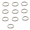 10PC 316 Stainless Steel Water Sport Keychain Keyring Split Ring Loop for Scuba Diving Swimming Diver Camping Gear 20 25 30 MM Oasis Select 10PC Round 20MM