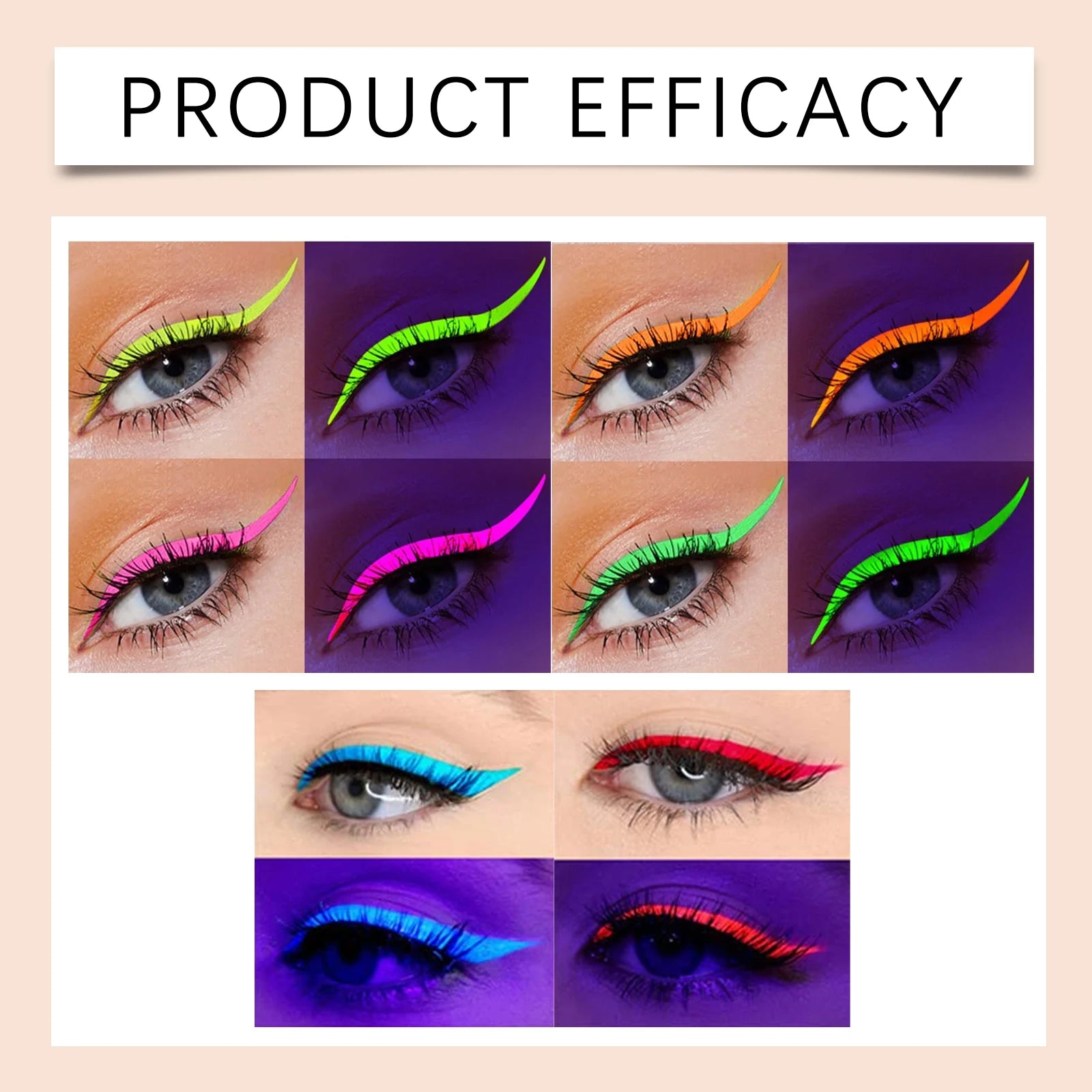 Eyeshadow Palette & Waterproof Eyeliner Set – 8+ Shades Eye Makeup Kit Oasis Select