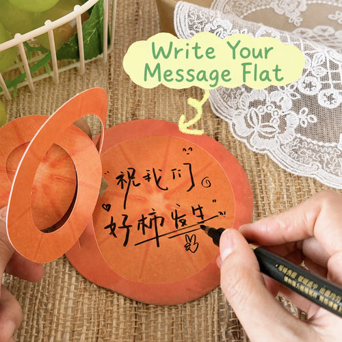 3D Fruit Shaped Greeting Card | Ink-Wash Folding Card & Envelope Novelty Greeting Card Oasis Select