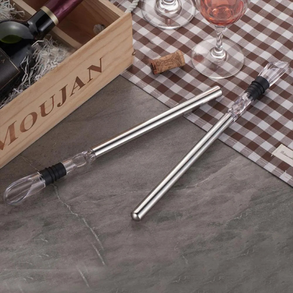 Stainless Steel Wine Cooling Stick Wine in 15 Minutes Hours Without Diluting The Taste Wine Cooler That Chills Keeps It Chilled Oasis Select