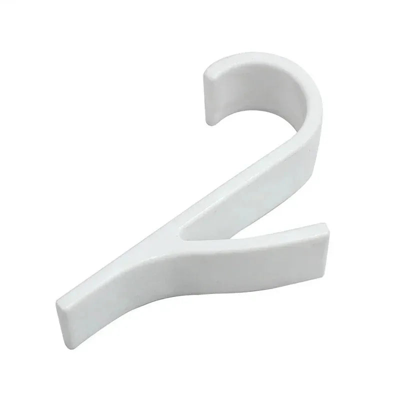 Kitchen Bathroom Hanger Clips Storage Racks White Clear Hanger Heated Towel Radiator Rail Clothes Scarf Hanger Hooks Holder Oasis Select