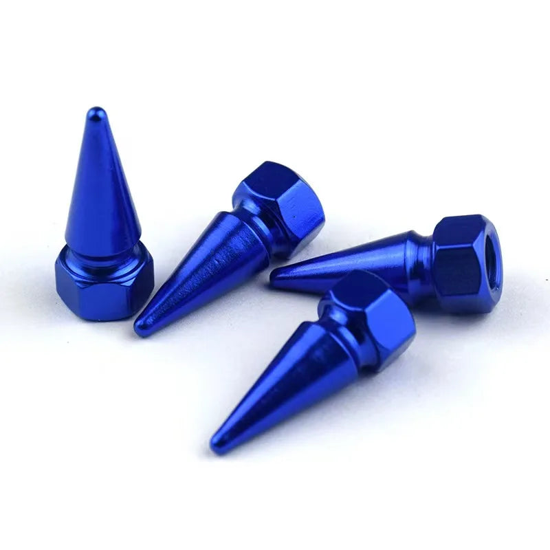 Automotive Parts Bullet Head Screw Valve Cap Personalized Modification Pointed Valve Valve Bicycle Motorcycle In Stock Oasis Select 4pcs 7