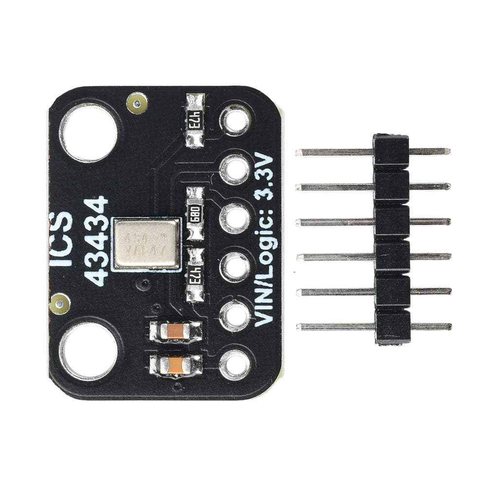 ICS-43434 MEMS Digital Microphone Module I2S DC 1.5V-3.6V Mini Microphone Module Breakout Low-Cost Low-Pass Filter Module Oasis Select