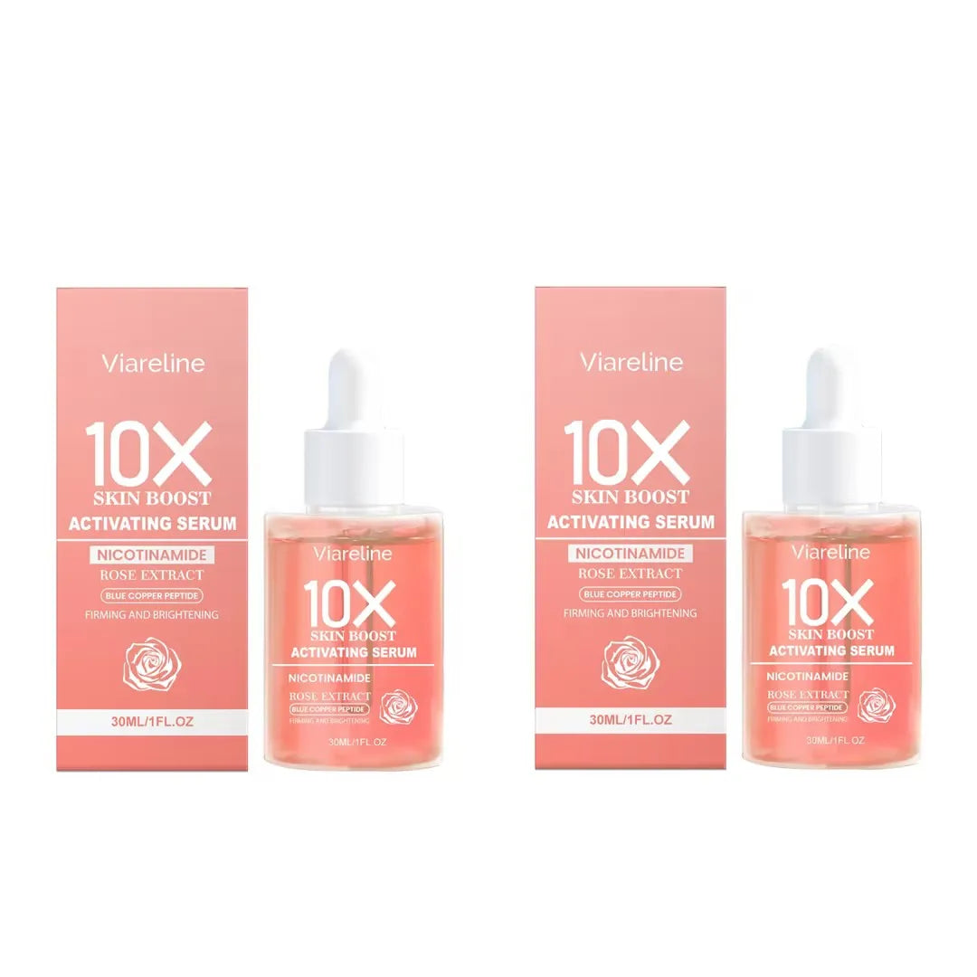 Rose Revitalizing Face Serum Dark Spot Care Even Brightening Skin Tone Reduce Sensitivity Hydrating Nourish Facial Essence Drop Oasis Select 30ml x2 boxed