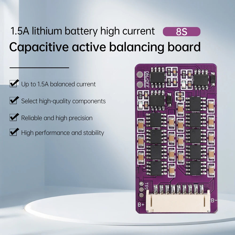 BMS 1.5A 3S 4S 5S 6S 7S 8S 13S 14S 17S 21S Li-ion Lifepo4 LTO Lithium Battery Active Equalizer Balancer Board Balance Capacitor Oasis Select