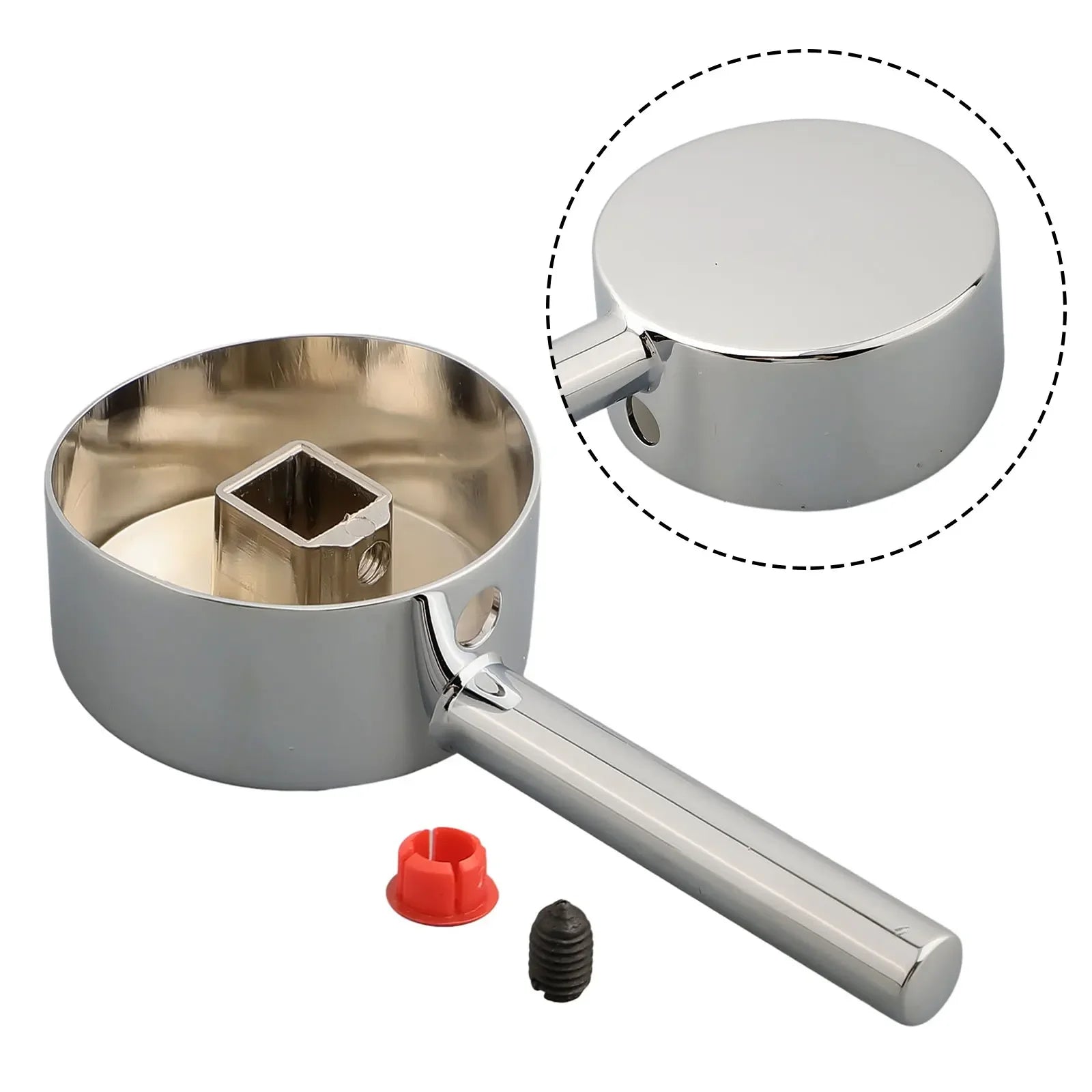 Water Tap Handle Faucet Handle Shower Switch Dial Tap Handle Replacement Trip Lever Chrome Plated Bath And Shower Faucets Oasis Select
