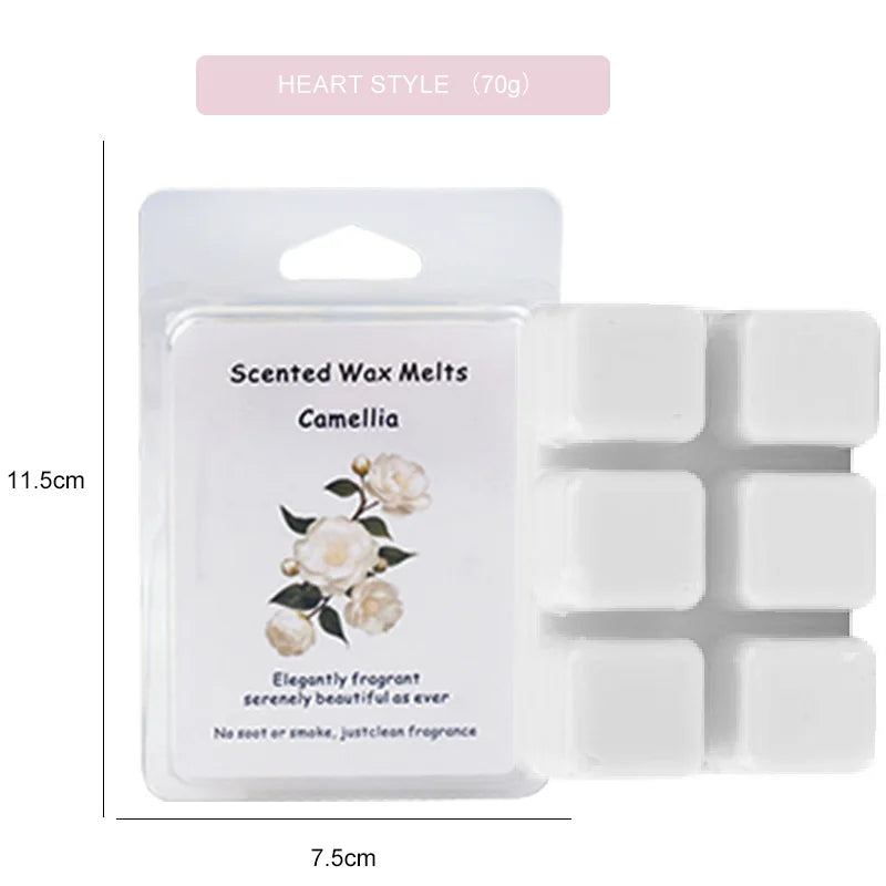 Fragrant Wax Block Solid Essential Oil DIY Material Rich Incense Sandalwood Fragrance Premium Spices Relaxing Meditation Aroma Oasis Select camellia 1 box
