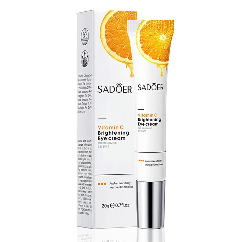 SADOER Vitamin C Eye Cream – Dark Circles & Puffiness 20g Eye Cream Oasis Select Default Title