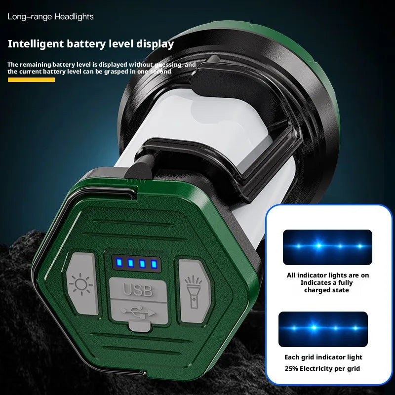 SHINEKNOT XPG LED Rechargeable Searchlight | 6-Mode Lantern