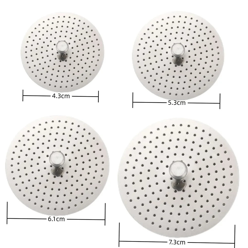 2/3/4/6/9Cups Coffee Filter Plate Stainless Steel Moka Pressed Powder Decrement For EspressoFor Home Office Coffee Bar Oasis Select